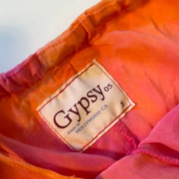 Gypsy 05 Orange and Pink Mini Dress - Picture 5 of 8